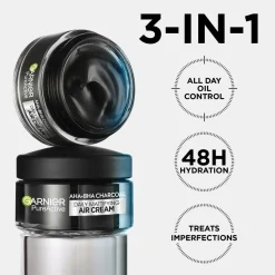 Garnier Skinactive Pureactive Daily Mattifying Air Cream For Impure Skin 50 Ml No Color Online