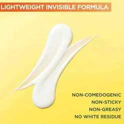 Garnier Vitamin C* Glow-Boosting Daily UV Fluid SPF50+ For Dull Skin Invisible 40 Ml No Color New