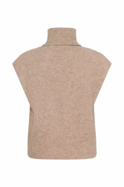 Gestuz Trøjer & Cardigans>Vest GZalpha Warm sand melange