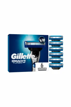 Gillette Barbering|Barbering>Barberblad Mach3 Turbo 6-pak No color