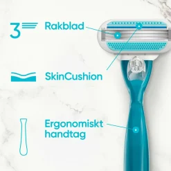 Gillette Barberblad Smooth + 2 barberblade No color Best