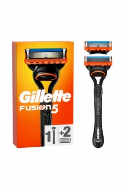 Gillette Barbering|Barbering>Barberkniv Fusion med 2 barberblade No color