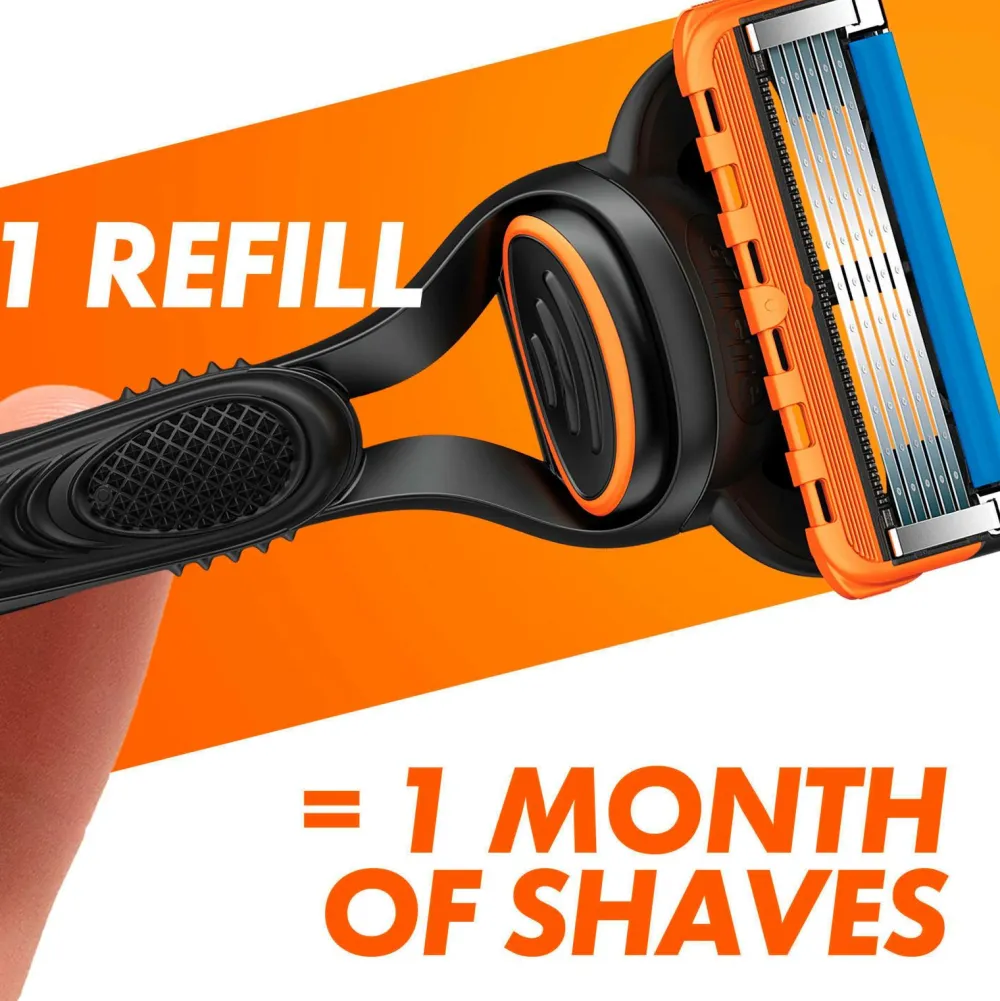 Gillette Barbering|Barbering>Barberkniv Fusion med 2 barberblade No color