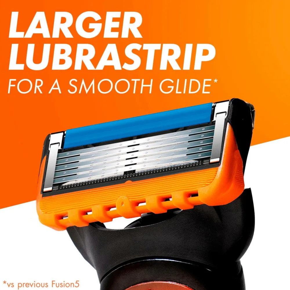 Gillette Barbering|Barbering>Barberkniv Fusion med 2 barberblade No color