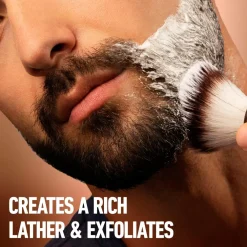 Gillette Barberkost med træhåndtag No color Outlet