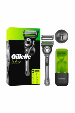 Gillette Udjævningsplan Labs + 2 barberblade, magnetisk stativ og rejseetui No color