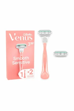 Gillette Hårfjerning>Udjævningsplan Smooth Sensitive + 2 barberblade No color