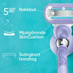 Gillette Udjævningsplan Extra Smooth Swirl + 1 barberblad No color Clearance
