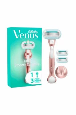 Gillette Udjævningsplan Pro Smooth Sensitive + 3 barberblade No color Sale