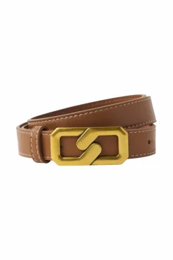 Gina Tricot Bælte Chain Bucle Belt Camel (7022) Discount