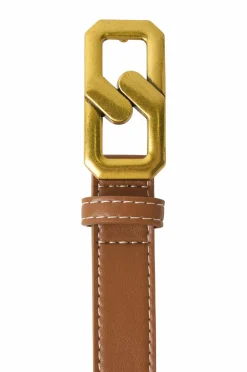 Gina Tricot Bælte Chain Bucle Belt Camel (7022) Discount