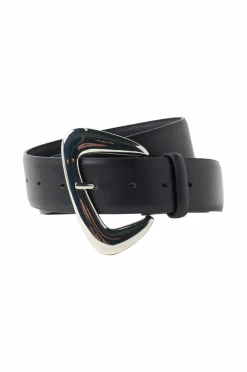 Gina Tricot Bælter>Bælte Chunky Buckel Belt Black/silver
