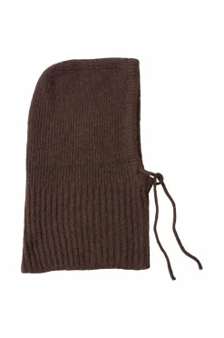 Gina Tricot Huer>Elefanthue Big Knitted Balaclava Dark brown (7180)