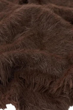 Gina Tricot Tørklæder & Halstørklæder>Halstørklæde Hairy Triangle Brown