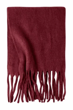 Gina Tricot Tørklæder & Halstørklæder>Halstørklæde Soft Chunky Scarf Burgundy (4670)