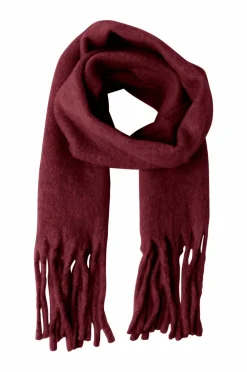Gina Tricot Tørklæder & Halstørklæder>Halstørklæde Soft Chunky Scarf Burgundy (4670)