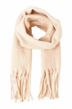 Gina Tricot Halstørklæde Soft Chunky Scarf Offwhite Best