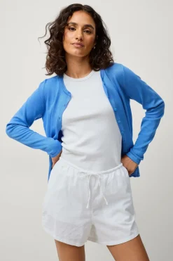 Gina Tricot Shorts>Hørshorts Relaxed Linen Blend White (1000)