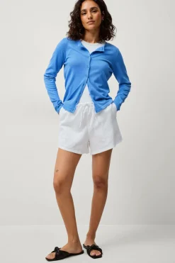 Gina Tricot Shorts>Hørshorts Relaxed Linen Blend White (1000)