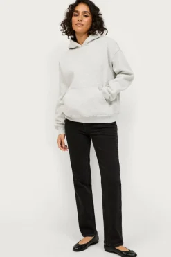 Gina Tricot Hættetrøje Iconic hoodie Lt grey melange Discount