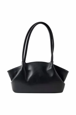 Gina Tricot Taske Fold Detail Shoulder Black (9000) Clearance