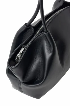 Gina Tricot Taske Fold Detail Shoulder Black (9000) Clearance