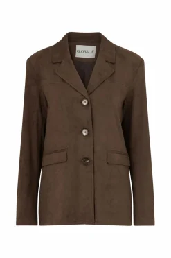 Global F Blazere & Veste>Habitjakke Mabea-g Black coffee
