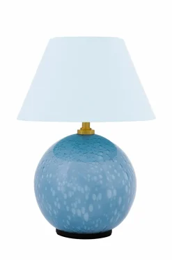 Globen Lighting Bærbar bordlampe Iris 16 Dueblå Discount