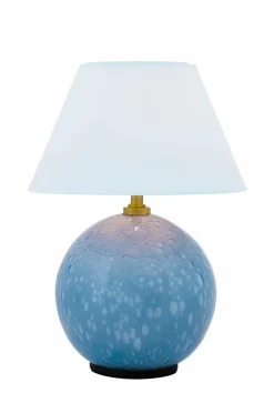 Globen Lighting Bærbar bordlampe Iris 16 Dueblå Discount