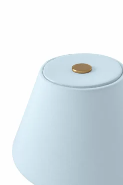 Globen Lighting Bærbar bordlampe Iris 16 Dueblå Discount