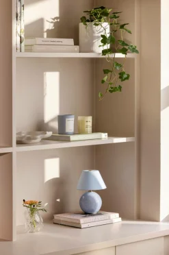 Globen Lighting Bærbar bordlampe Iris 16 Dueblå Discount