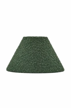 Globen Lighting Lampeskærm Iris 20 Mosgrøn bouclé Clearance