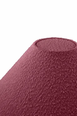 Globen Lighting Lampeskærme>Lampeskærm Iris 45 Bourgognefarvet bouclé