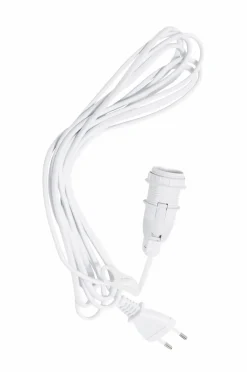 Globen Lighting Lampetilbehør>Ledningssæt E14 3,5 m Hvid
