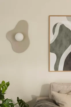 Globen Lighting Væglamper>Væglampe/loftslampe Illusion 60 Beige