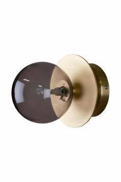 Globen Lighting Væglampe/loftlampe Art Deco IP Røg/messing Online