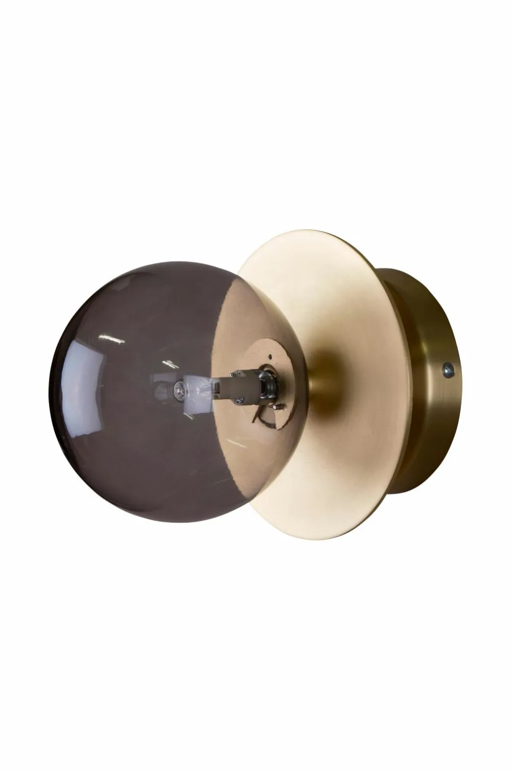 Globen Lighting Væglampe/loftlampe Art Deco IP Røg/messing Online