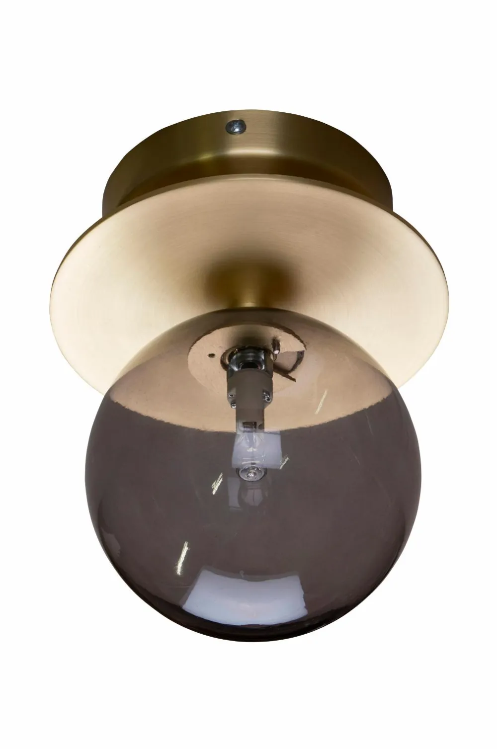 Globen Lighting Væglampe/loftlampe Art Deco IP Røg/messing Online