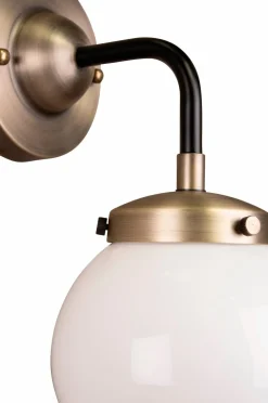 Globen Lighting Væglampe Alley 1 IP44 Antik/hvid New