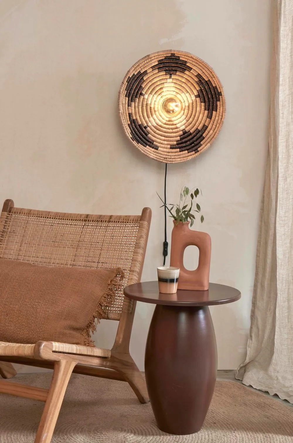 Good&Mojo Væglampe Andros sort