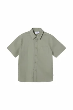 Grunt Skjorte Vap Linen Shirt Khaki