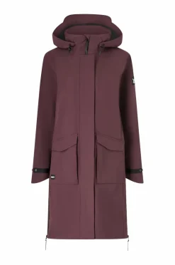Halti Parka Tokoi II W DX Fudge maroon red Hot