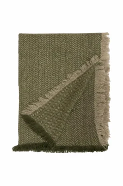 Halvor Bakke Tæpper & Plaider>Asima Plaid Grøn