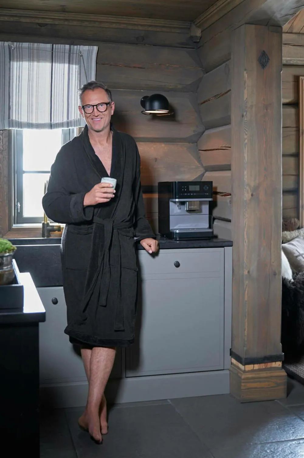 Halvor Bakke Badekåbe Clifton Sort Clearance