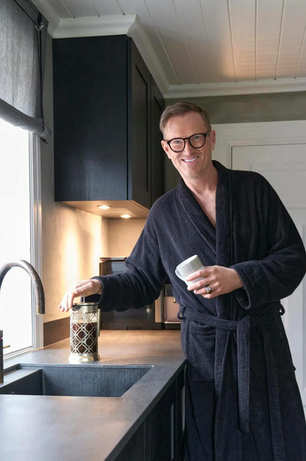 Halvor Bakke Badekåbe Clifton Sort Clearance