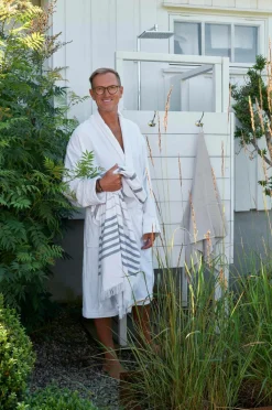 Halvor Bakke Badekåbe Clifton Strålende hvid Outlet