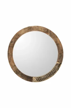 Halvor Bakke Spejle>Fausko Rundt spejl Brun