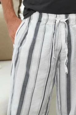 Halvor Bakke Pyjamasbukser Stavern Midnatsblå Sale