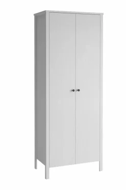 Hanah Home Garderobeskabe>Garderobe Vargas Struktur af hvidt træ