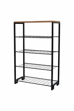 Hanah Home Entrémøbler>Skoskab Fia Atlantic Pine/Sort